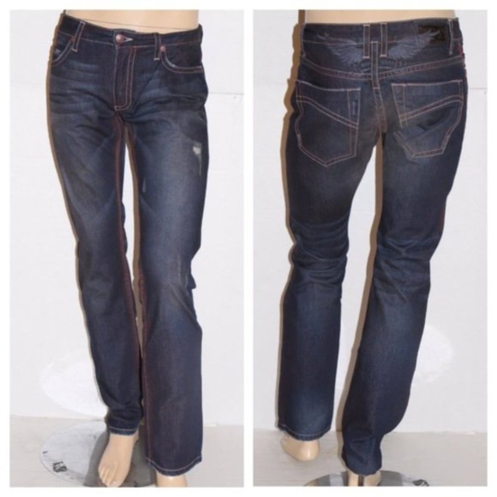 New ROBIN'S JEAN Marlon Slim Straight Jeans SZ 40